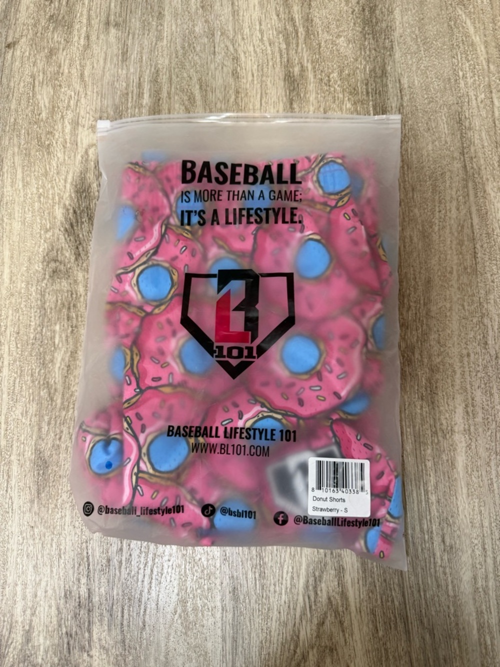 Baseball ⚾️Lifestyle 101 Men’s Athletic Shorts — Pink Donut🍩